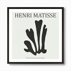 Black Leaf 02- Henri Matisse Art Print