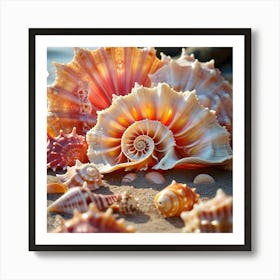 Sea shells Art Print