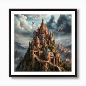 dragon peak Art Print