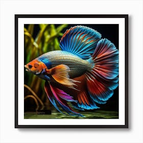 Betta 3 - Siamese Fighting Fish Art Print