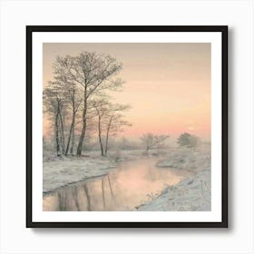 Winter Landscape Art Print