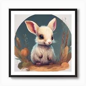 Little Bunny Art Print