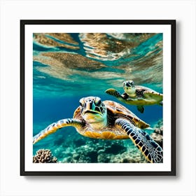 Sea Turtles Art Print