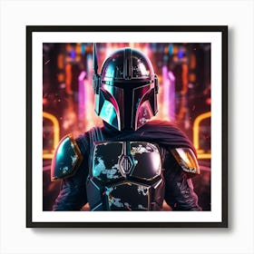 Star Wars Mandalorian 3 Art Print