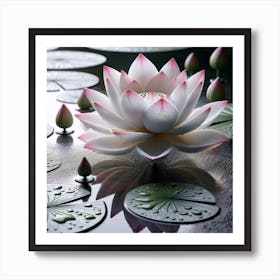 Lotus Flower 1 Art Print