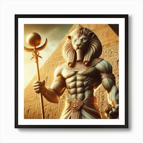 Sekhmet Grand Warrior Art Print