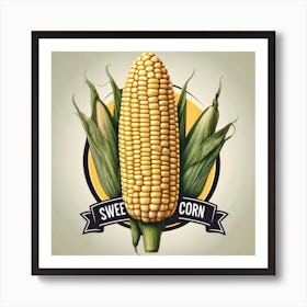 Sweetcorn As A Logo (40) Art Print