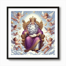 King Of Angels 1 Art Print