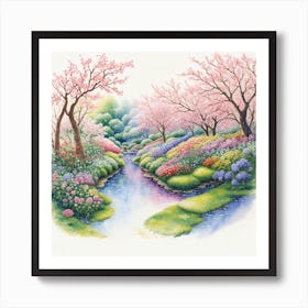 Cherry Blossoms 2 Art Print