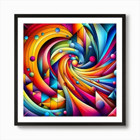 Abstract Painting 214 Art Print