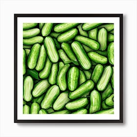 Cucumbers 21 Art Print