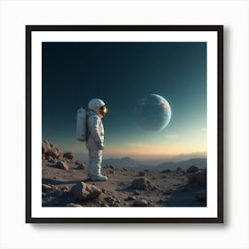 Astronaut Stock Videos & Royalty-Free Footage Art Print