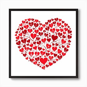 Valentine'S Day Heart Art Print
