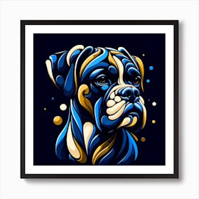 Boxer Dog 01 1 Art Print