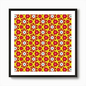 Pattern Colorful Modern Color 1 Art Print