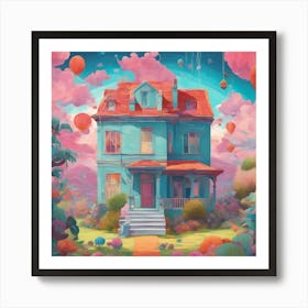 House In The Sky 1 Art Print