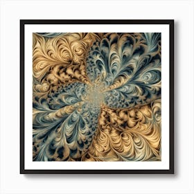 Abstract Fractal Design Art Print