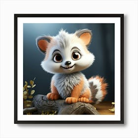 Cute Fox 9 Art Print