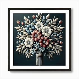 Bouquet Of Flowers 10 Art Print