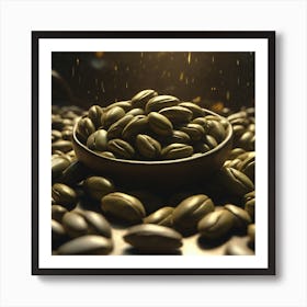 Coffee Beans In A Bowl 14 Art Print