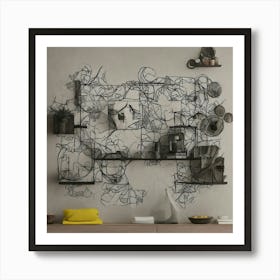 Wire Wall Art Art Print