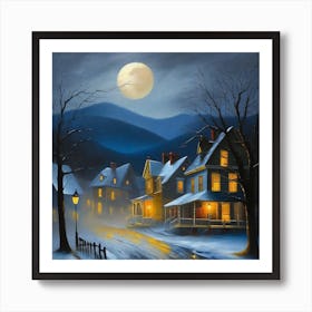 Winter In Sleepy Hollow Art Print