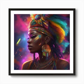 African American Woman 2 Art Print