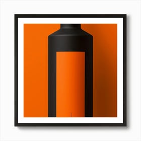 Water Bottle Mockup Art Print