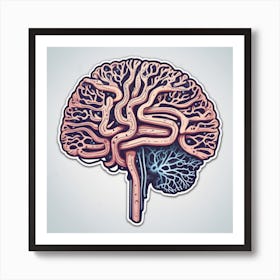 Brain Anatomy 21 Art Print