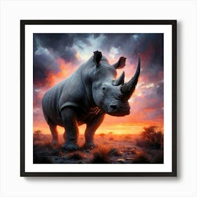 Wild Animal Illustration 261 Art Print