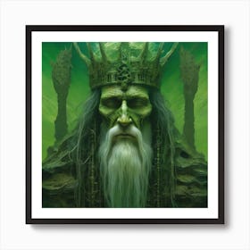 King Of The Undead Art Print