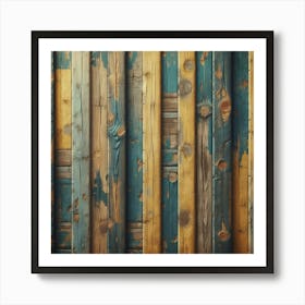 Old Wooden Planks Art Print