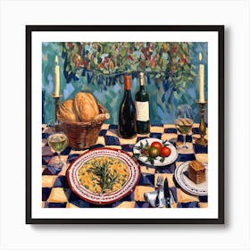 La Famiglia Trattoria Trattoria Italian Food Kitchen Art Print