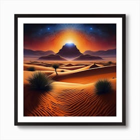 Desert Landscape 68 Art Print