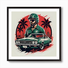 Gta Vice City Art Print