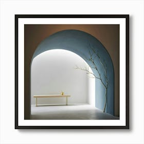 Tree In An Archway Art Print
