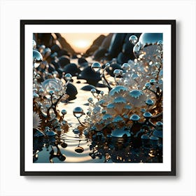 Waves Of Life 35 1 Art Print