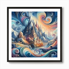 Psychedelic Painting Art Print