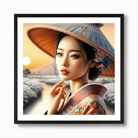 Exotic Beauty Artwork 202 Art Print