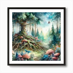 Fairy Forest 3 Art Print