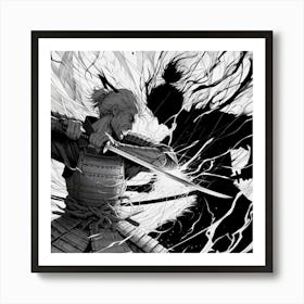 Samurai Art 26 Art Print