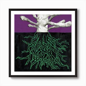 Rooted Square Art Print