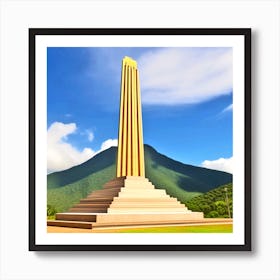 Monument Of Guatemala Art Print