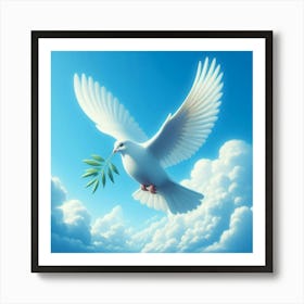 Dove Of Peace 3 Art Print