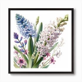 Hyacinths 3 Art Print