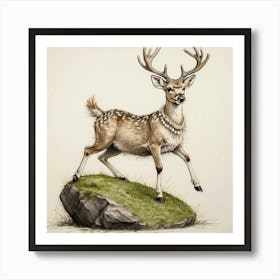 Deer! 57 Art Print