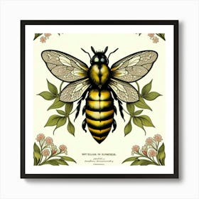 BeePrint 1 Art Print