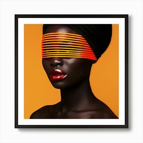 Portrait Of African Woman 1 Art Print