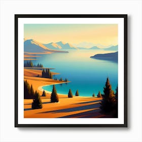 Landscape Painting 89 Art Print