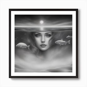 Mermaid 5 Art Print